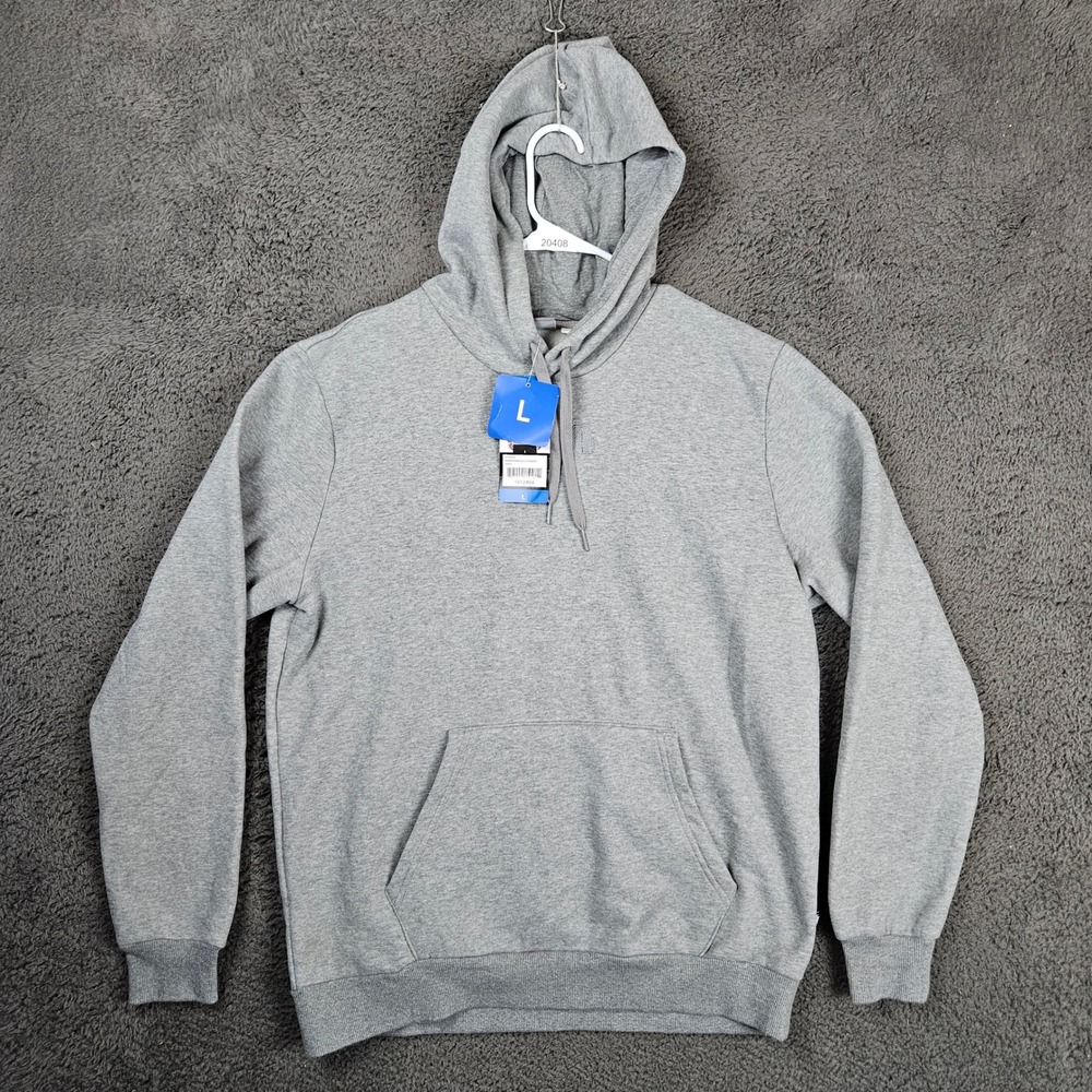 Puma Modern Basics 22 Hoodie Mens Large Gray Heather Pullover Sweatshirt